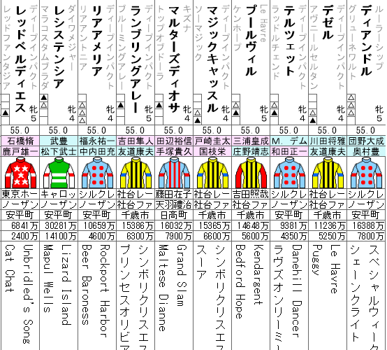 ヴィクトリアマイル　2021 出走馬全頭分析 (2/2)