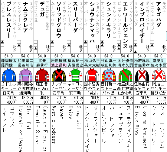 小倉2歳S 2021 出走馬全頭分析