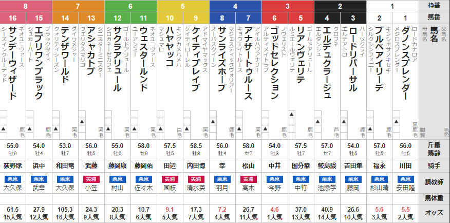 土曜中京11R シリウスS 予想