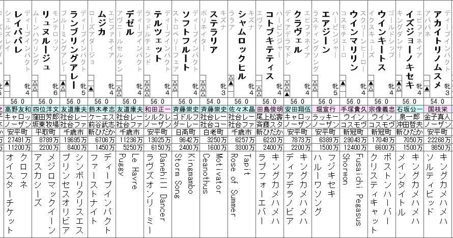 エリザベス女王杯 2021 出走馬全頭分析