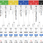 土曜中京11R すばるステークス　予想