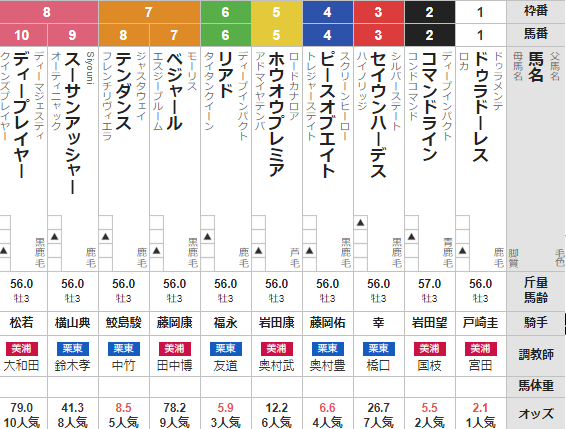 土曜阪神 11R 毎日杯 予想