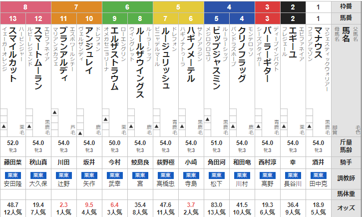 土曜阪神3R 3歳未勝利 予想~本線ワイド1点&3連複13.8倍的中!~