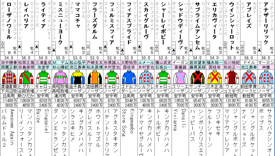 ターコイズS 2022 出走馬全頭分析