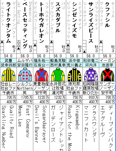 シンザン記念 2023 出走馬全頭分析