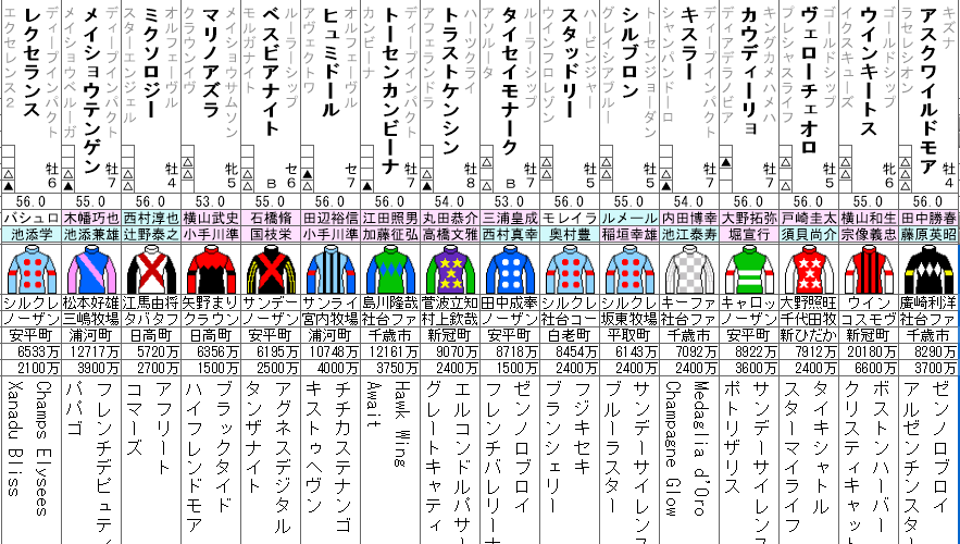 ダイヤモンドステークス 2023 出走馬全頭分析