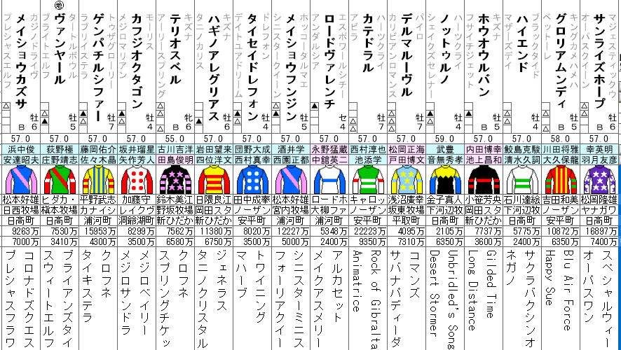 平安S 2023 出走馬全頭分析