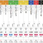 土曜中山11R フラワーカップ　予想