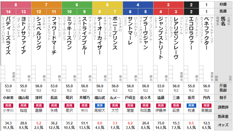 土曜東京5R メイクデビュー東京　予想　～3連複49.1倍的中～
